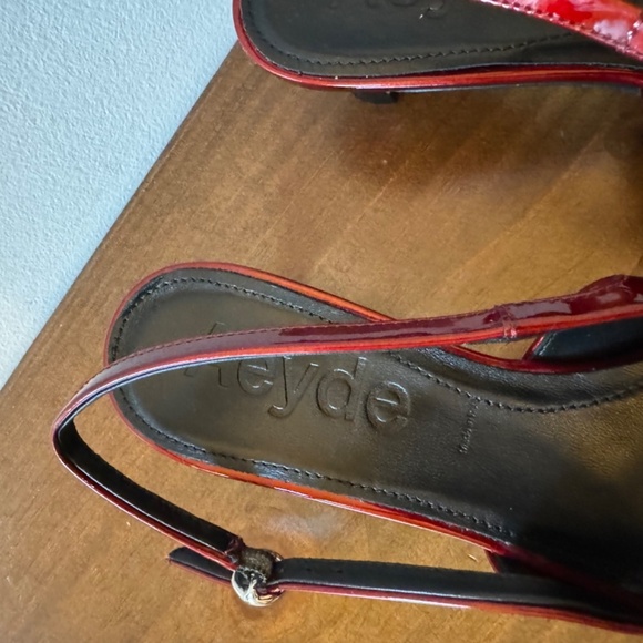 💎 AEYDE 💎  Catrina pumps Rouge High Gloss 38 EU/7 US - Picture 10 of 16